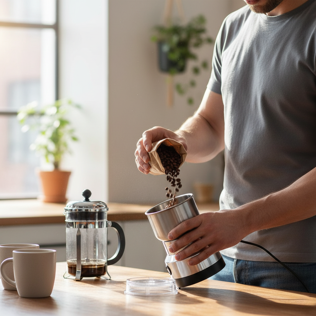 Mini broyeur en action Saveurio