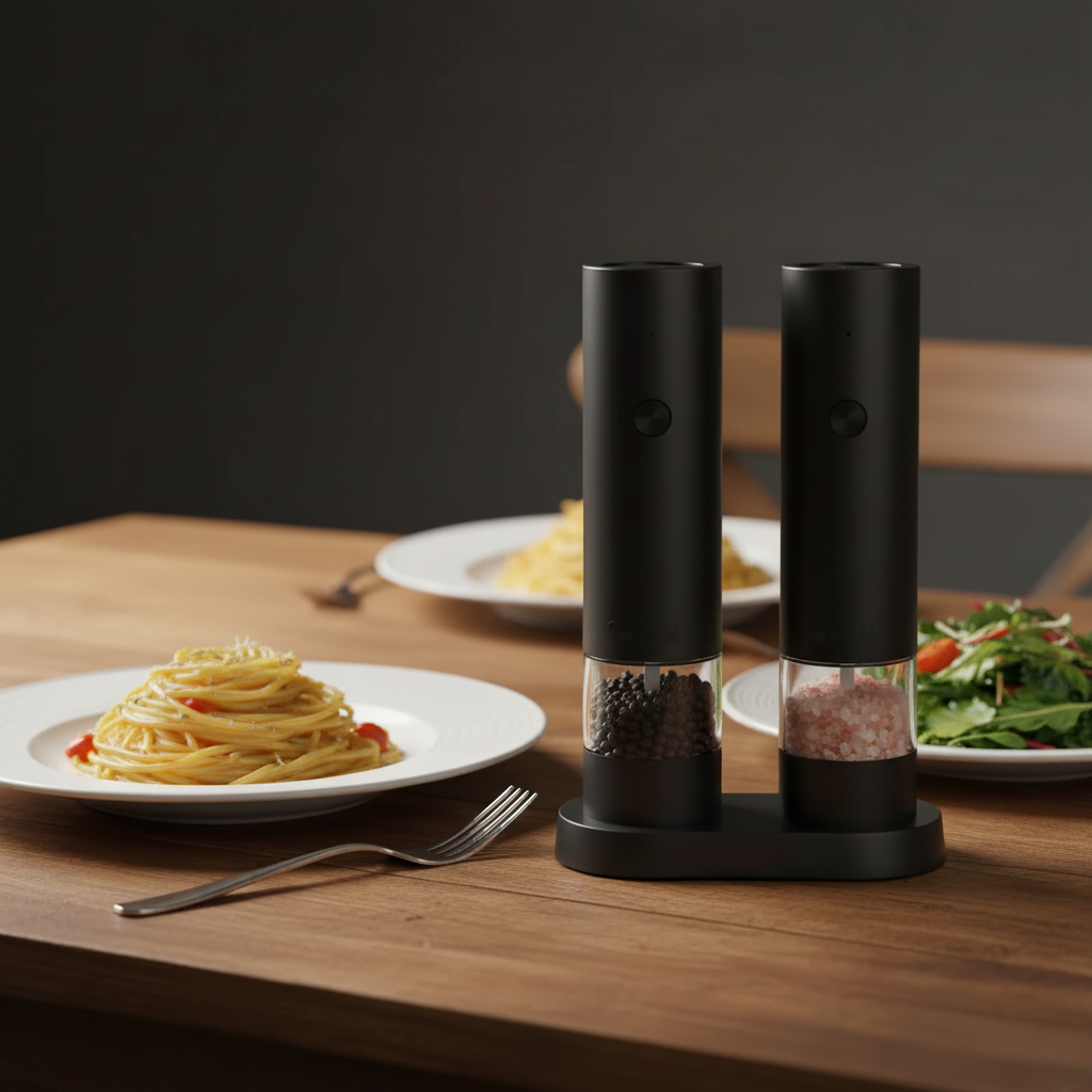 Moulin à table en cuisine Saveurio