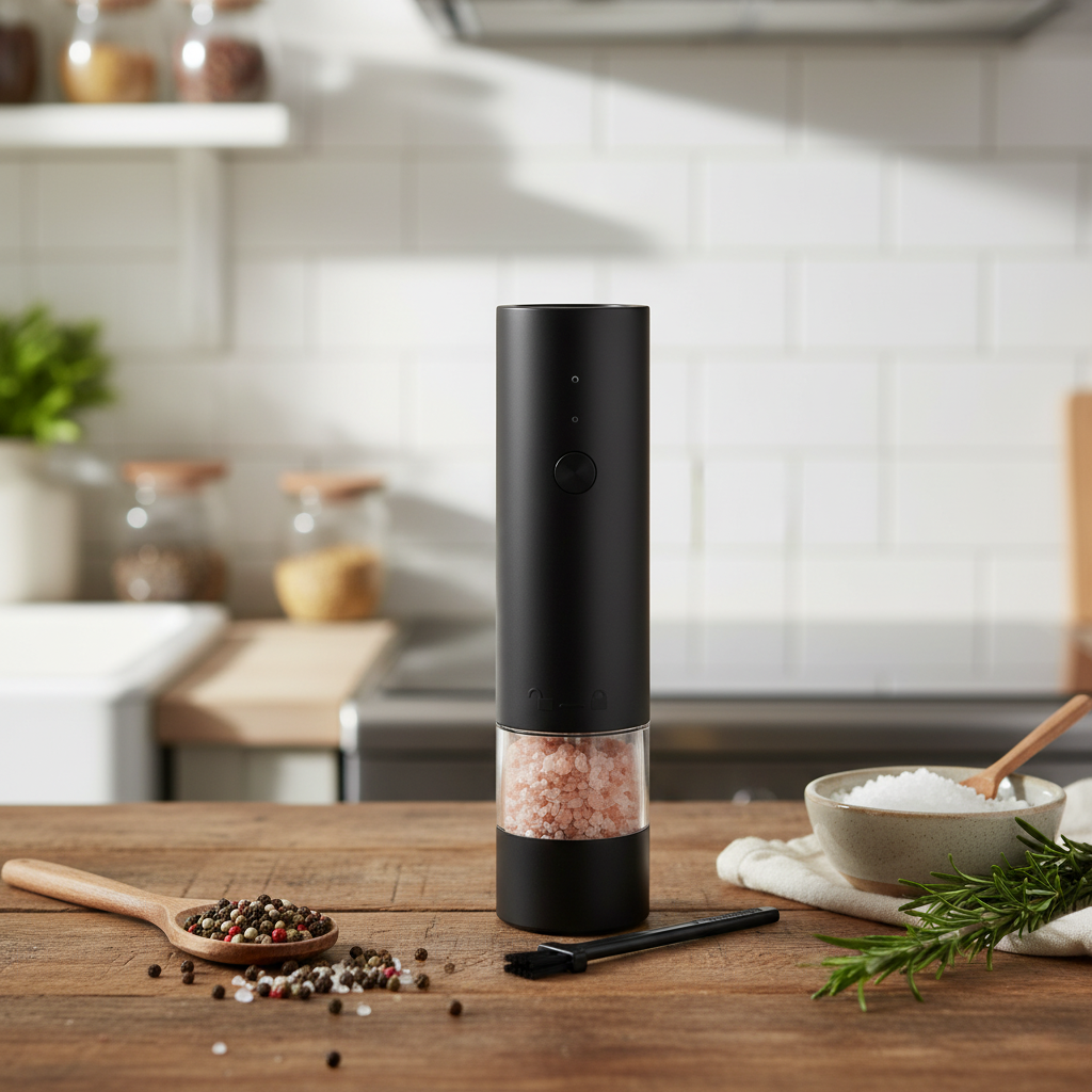 Moulin à table en cuisine Saveurio