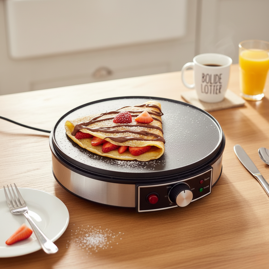 Crêpière en cuisine Saveurio