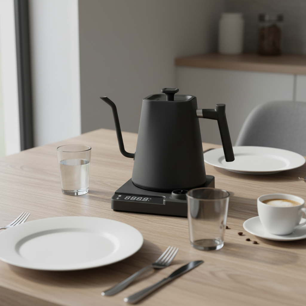 Bouilloire électrique à col de cygne